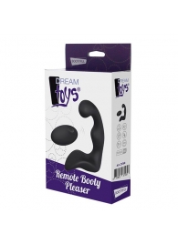 Черный вибромассажер простаты REMOTE BOOTY PLEASER - Dream Toys - в Сергиевом Посаде купить с доставкой