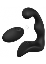 Черный вибромассажер простаты REMOTE BOOTY PLEASER - Dream Toys - в Сергиевом Посаде купить с доставкой