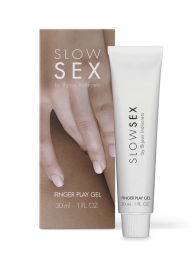 Гель для мастурбации с ароматом кокоса Slow Sex Finger Play Gel - 30 мл. - Bijoux Indiscrets - купить с доставкой в Сергиевом Посаде