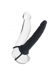 Насадка на пенис Silicone Love Rider Dual Penetrator для двойного проникновения - 14 см. - California Exotic Novelties - в Сергиевом Посаде купить с доставкой