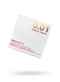 Супертонкий презерватив Sagami Original 0.01 - 1 шт. - Sagami - купить с доставкой в Сергиевом Посаде