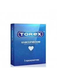 Гладкие презервативы Torex  Классические  - 3 шт. - Torex - купить с доставкой в Сергиевом Посаде