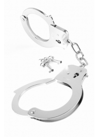 Металлические серебристые наручники Designer Metal Handcuffs - Pipedream - купить с доставкой в Сергиевом Посаде