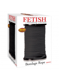 Черная веревка для связывания Bondage Rope - 60,9 м. - Pipedream - купить с доставкой в Сергиевом Посаде