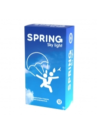 Ультратонкие презервативы SPRING SKY LIGHT - 12 шт. - SPRING - купить с доставкой в Сергиевом Посаде