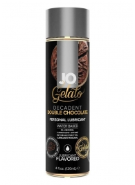 Лубрикант с ароматом шоколада JO GELATO DECADENT DOUBLE CHOCOLATE - 120 мл. - System JO - купить с доставкой в Сергиевом Посаде