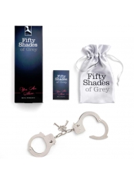 Металлические наручники Metal Handcuffs - Fifty Shades of Grey - купить с доставкой в Сергиевом Посаде