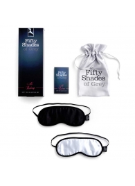 Набор из двух масок на глаза Soft Blindfold Twin Pack - Fifty Shades of Grey - купить с доставкой в Сергиевом Посаде