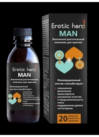 Мужской биогенный концентрат для усиления эрекции Erotic hard Man - 250 мл. - Erotic Hard - купить с доставкой в Сергиевом Посаде