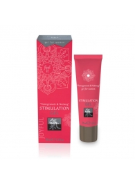 Возбуждающий интимный гель для двоих STIMULATION GEL Pomegranate   Nutmeg - 30 мл. - Shiatsu - купить с доставкой в Сергиевом Посаде