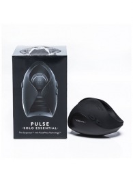 Черный инновационный мужской вибратор PULSE SOLO ESSENTIAL - Hot Octopuss - в Сергиевом Посаде купить с доставкой