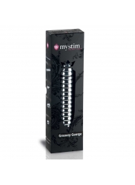 Рельефный фаллос для интенсивного электросекса Groovey George - 20 см. - MyStim - купить с доставкой в Сергиевом Посаде