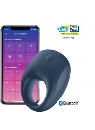 Эрекционное кольцо Satisfyer Strong One с возможностью управления через приложение - Satisfyer - в Сергиевом Посаде купить с доставкой