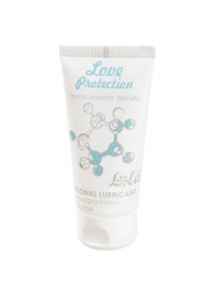 Увлажняющий лубрикант на водной основе Love Protection - 50 мл. - Lola Games - купить с доставкой в Сергиевом Посаде