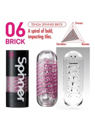 Мастурбатор SPINNER Brick - Tenga - в Сергиевом Посаде купить с доставкой