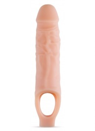 Телесный реалистичный фаллоудлинитель 9 Inch Silicone Cock Sheath Penis Extender - 22,86 см. - Blush Novelties - в Сергиевом Посаде купить с доставкой