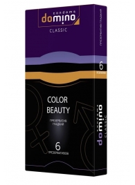 Разноцветные презервативы DOMINO Colour Beauty - 6 шт. - Domino - купить с доставкой в Сергиевом Посаде