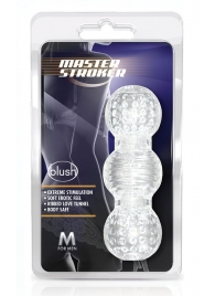 Прозрачный фигурный мастурбатор Master Stroker - Blush Novelties - в Сергиевом Посаде купить с доставкой