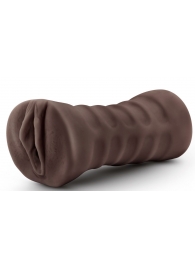 Коричневый мастурбатор-вагина Hot Chocolate Brianna - Blush Novelties - в Сергиевом Посаде купить с доставкой