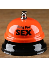 Настольный звонок RING FOR SEX - Сима-Ленд - купить с доставкой в Сергиевом Посаде