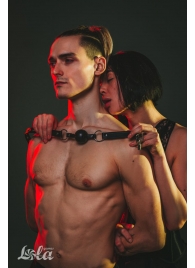 Черный кляп Love Addict на замочке - Lola Games - купить с доставкой в Сергиевом Посаде