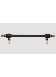 Черная распорка для ног Bound to You Faux Leather Spreader Bar - 50,8 см. - Fifty Shades of Grey - купить с доставкой в Сергиевом Посаде