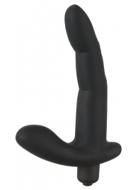 Черный вибромассажер простаты Naughty Finger Prostate Vibe - 13,8 см. - Orion - в Сергиевом Посаде купить с доставкой