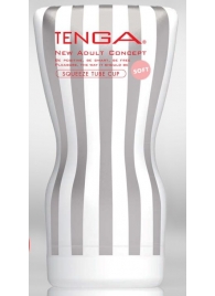 Мастурбатор TENGA Squeeze Tube Cup Soft - Tenga - в Сергиевом Посаде купить с доставкой