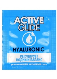 Лубрикант на водной основе Active Glide с гиалуроновой кислотой - 3 гр. - Биоритм - купить с доставкой в Сергиевом Посаде