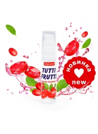 Гель-смазка Tutti-frutti со вкусом барбариса - 30 гр. - Биоритм - купить с доставкой в Сергиевом Посаде