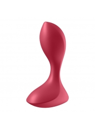 Красный вибромассажёр простаты Satisfyer Backdoor Lover - 14 см. - Satisfyer - в Сергиевом Посаде купить с доставкой