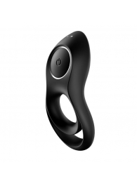 Черное эрекционное виброкольцо Legendary Duo - Satisfyer - в Сергиевом Посаде купить с доставкой