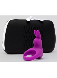 Фиолетовое эрекционное виброкольцо Happy Rabbit Cock Ring Kit - Happy Rabbit - в Сергиевом Посаде купить с доставкой