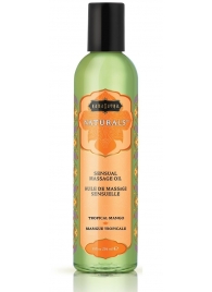 Массажное масло Naturals Tropical Mango с ароматом манго - 236 мл. - Kama Sutra - купить с доставкой в Сергиевом Посаде