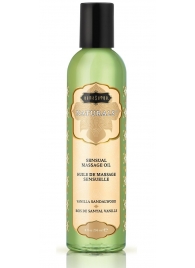 Массажное масло Naturals Vanilla Sandalwood с ароматом ванили и сандала - 236 мл. - Kama Sutra - купить с доставкой в Сергиевом Посаде