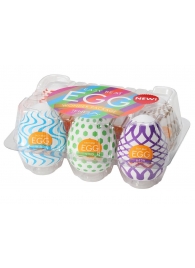 Набор из 6 мастурбаторов Tenga EGG IV с различным рельефом - Tenga - в Сергиевом Посаде купить с доставкой