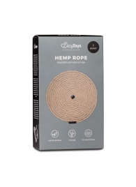 Пеньковая веревка для связывания Hemp Rope - 5 м. - Easy toys - купить с доставкой в Сергиевом Посаде