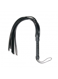 Черный флоггер Flogger Whip - 46 см. - Easy toys - купить с доставкой в Сергиевом Посаде