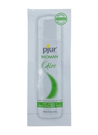 Лубрикант на водной основе pjur WOMAN Aloe - 2 мл. - Pjur - купить с доставкой в Сергиевом Посаде