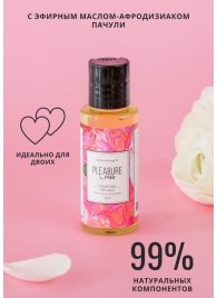 Массажное масло Pleasure Lab Delicate с ароматом пиона и пачули - 50 мл. - Pleasure Lab - купить с доставкой в Сергиевом Посаде