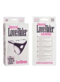 Трусы для страпона с универсальным креплением Universal Love Rider Luxe Harness - California Exotic Novelties - купить с доставкой в Сергиевом Посаде