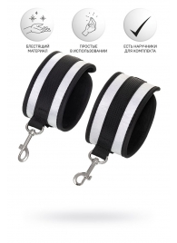 Серебристо-черные оковы Anonymo - ToyFa - купить с доставкой в Сергиевом Посаде