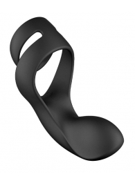 Черное эрекционное кольцо Benedict для стимуляции промежности - Svakom - в Сергиевом Посаде купить с доставкой