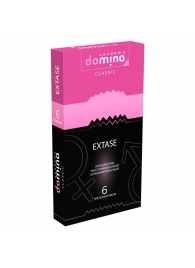 Презервативы с точками и рёбрышками DOMINO Classic Extase - 6 шт. - Domino - купить с доставкой в Сергиевом Посаде