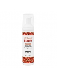 Разогревающее массажное масло  с ароматом клубники Gourmet Strawberry - 50 мл. - Exsens - купить с доставкой в Сергиевом Посаде