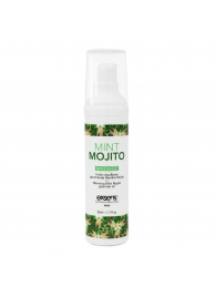 Разогревающее массажное масло с ароматом мохито Gourmet Mint Mojito - 50 мл. - Exsens - купить с доставкой в Сергиевом Посаде