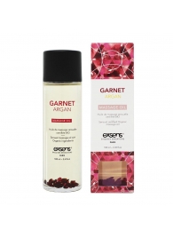 Органическое массажное масло GARNET ARGAN - 100 мл. - Exsens - купить с доставкой в Сергиевом Посаде