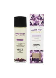 Органическое массажное масло AMETHYST SWEET ALMOND - 100 мл. - Exsens - купить с доставкой в Сергиевом Посаде