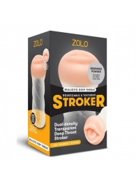 Мастурбатор-ротик ZOLO DEEP THROAT - Zolo - в Сергиевом Посаде купить с доставкой