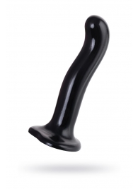 Черный стимулятор для пар P G-Spot Dildo Size M - 18 см. - Strap-on-me - в Сергиевом Посаде купить с доставкой